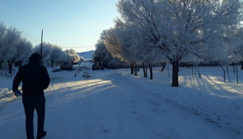 Mencué, el pueblo más helado de la Argentina: vecinos registraron -26°C en plena ola polar