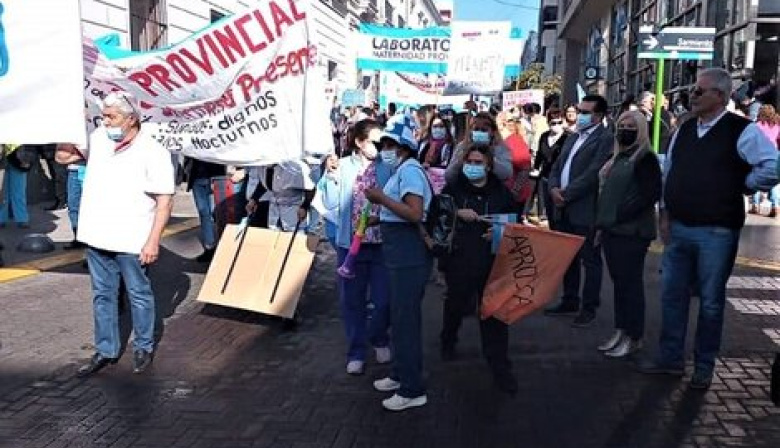 Protestas en Río Negro por reclamos salariales y paritarias exclusivas