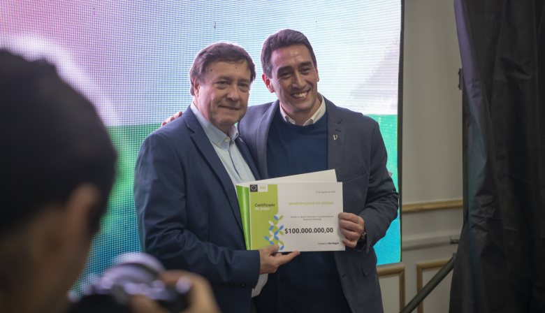 Weretilneck y Marcos Castro anuncian obras por más de $6.000 millones para Viedma