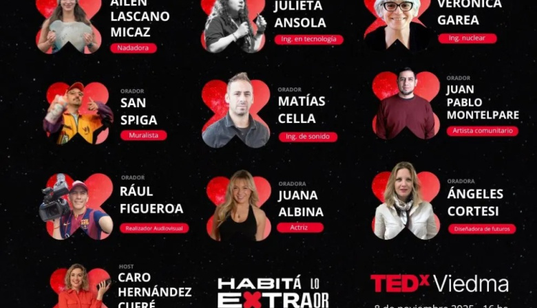 Cuenta regresiva para el primer TEDxViedma: una invitación a “habitar lo extraordinario”