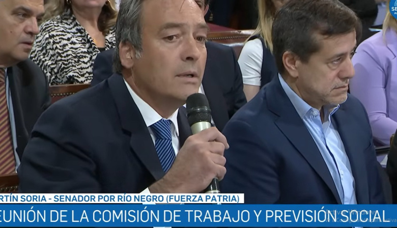 Martín Soria denunció arbitrariedades en el Senado y anticipó la judicialización del debate por la reforma laboral