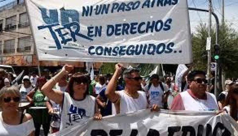 Sindicatos salen a la calle en Río Negro y apuntan contra Milei y el aval de Weretilneck a la reforma laboral