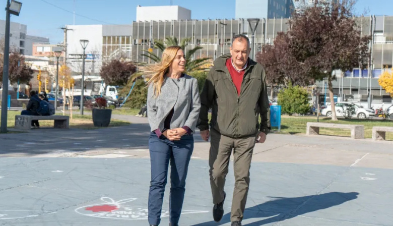Foto política en Roca: Soria recibió a Gennuso y apuntó a obras pendientes