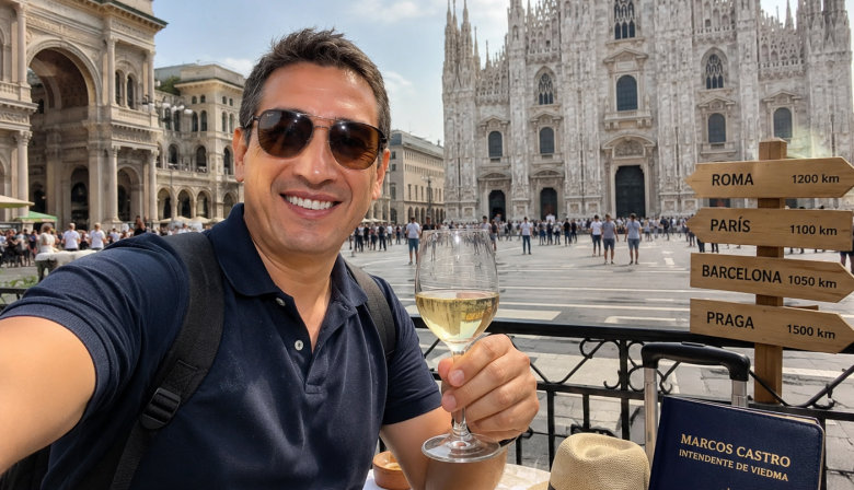 Marcos Castro se tomó licencia para vacacionar en Europa mientras barrios de Viedma se inundan cada vez que llueve