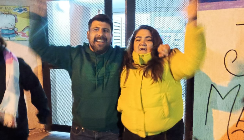 Jonathan Capizzi y Mayra hailland ganaron la elección de la Junta Vecinal de los Fresnos