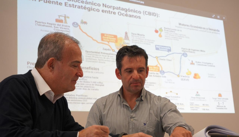 Pesatti presentó al coordinador técnico del Corredor Bioceánico y lanzó la web oficial del proyecto