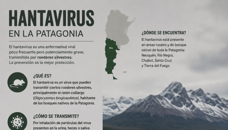 Bariloche confirmó un nuevo caso de hantavirus y activó el seguimiento sanitario