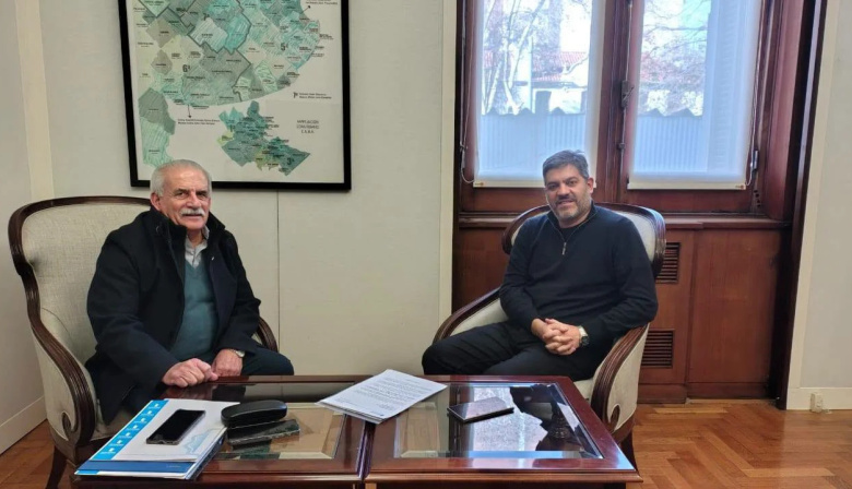 Marino llevó a Provincia una agenda de obras clave para Patagones