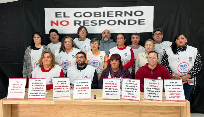 UnTER endurece el reclamo salarial contra el Gobierno