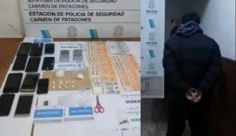 Carmen de Patagones: investigaban el robo de una cámara de seguridad y desbarataron un punto de venta de drogas