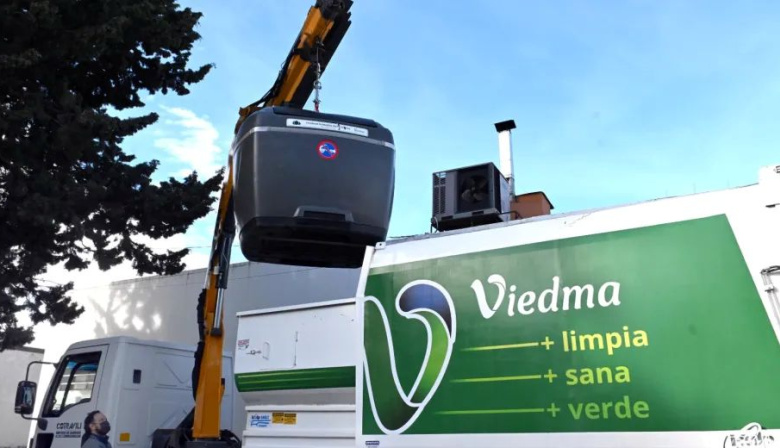 Viedma instala siete nuevas campanas de reciclaje para triplicar la capacidad de acopio