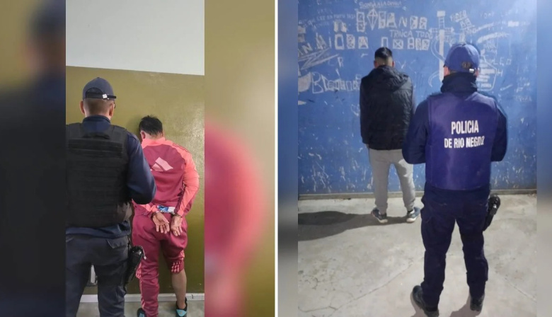 Viedma: tres operativos policiales terminaron con dos hombres aprehendidos y una mujer detenida