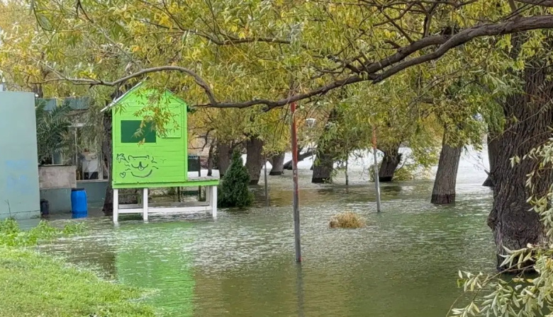 Sudestada en Río Negro: crecida del río y el mar golpea a Viedma y El Cóndor