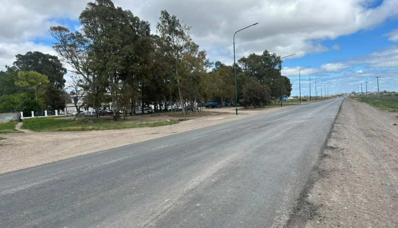 Ruta Provincial 1: terminaron los trabajos de reasfaltado y el tramo ya está habilitado en Viedma