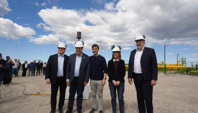 Weretilneck, Torres y Figueroa acompañaron la ampliación del sistema de gas patagónico