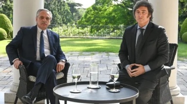Transición presidencial: Alberto Fernández recibió a Javier MIlei