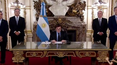 Javier Milei en Cadena Nacional: "se terminó el Estado presente para siempre"