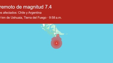 Fuerte sismo en el Pasaje de Drake: se sintió en ciudades de Tierra del Fuego
