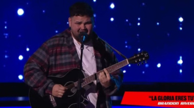El viedmense Brandon Rivero quedó eliminado de La Voz Argentina