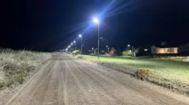 Viedma invierte en modernización lumínica para El Cóndor
