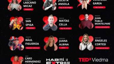 Cuenta regresiva para el primer TEDxViedma: una invitación a “habitar lo extraordinario”
