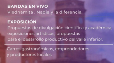 Viedma celebrará el Festival de la Democracia, la Ciencia y el Desarrollo Regional en la Manzana Histórica