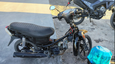 Secuestraron una moto con pedido judicial que era conducida por un menor en Viedma