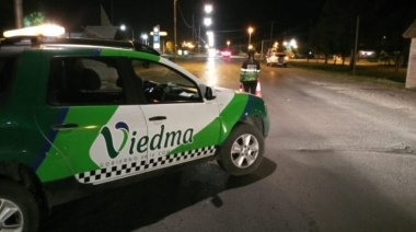 Viedma refuerza los operativos nocturnos: “Han dado resultado y se van a intensificar”, afirmó Domínguez