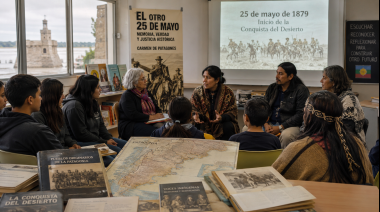 “El otro 25 de Mayo”: Patagones abrió una jornada sobre memoria indígena y Conquista del Desierto