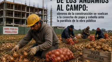 Obreros de Patagones migran al campo por la parálisis de obras