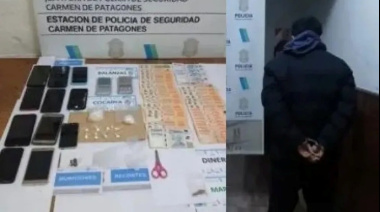 Carmen de Patagones: investigaban el robo de una cámara de seguridad y desbarataron un punto de venta de drogas