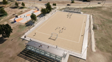 Impulso al deporte en Viedma: construirán una cancha de arena de nivel internacional para competencias de playa