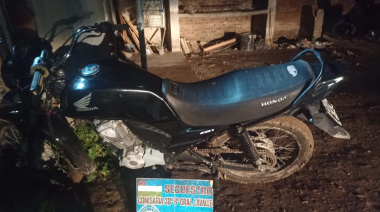 Cámaras, 911 y patrulleros: así fue el operativo que permitió recuperar una moto robad