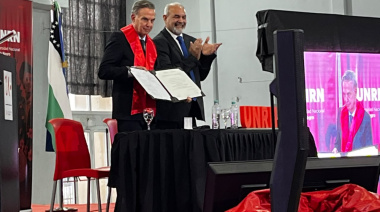 Pichetto recibió el Honoris Causa de la UNRN y defendió la universidad pública con críticas a Milei y a la Corte