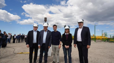 Weretilneck, Torres y Figueroa acompañaron la ampliación del sistema de gas patagónico