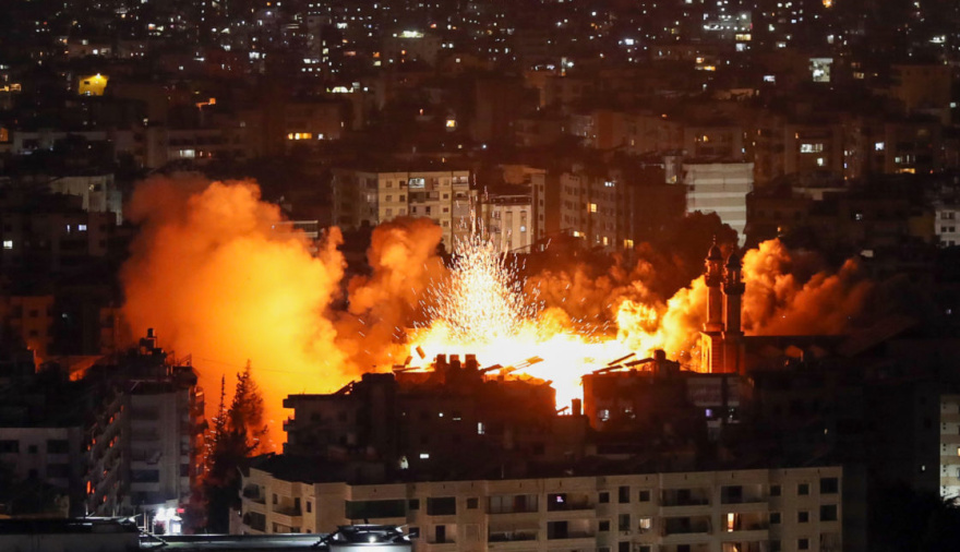 Israel lanzó nuevos ataques aéreos contra infraestructura de Hizbulá en los suburbios del sur de Beirut