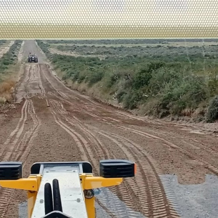 Avanzan los trabajos de mantenimiento en los caminos rurales de Patagones