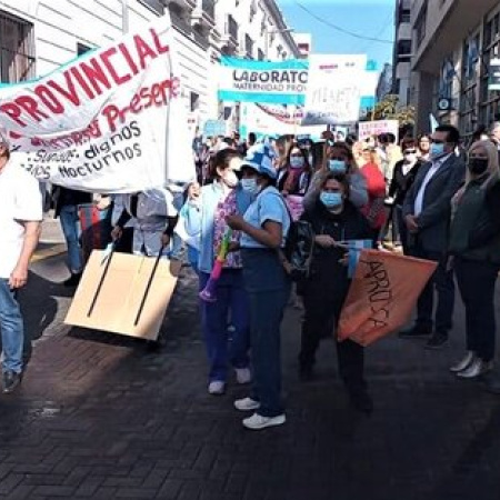 Protestas en Río Negro por reclamos salariales y paritarias exclusivas