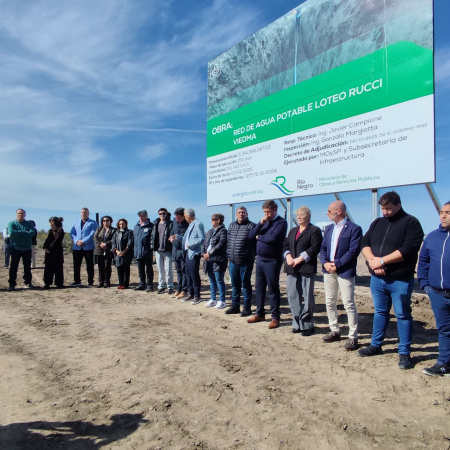 Loteo Rucci: Bichara participó de la inauguración de obras clave
