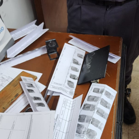Capacitación en impresiones papilares para personal del Penal N°1 de Viedma