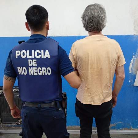 Allanamiento en Viedma terminó con un detenido con tres pedidos de captura