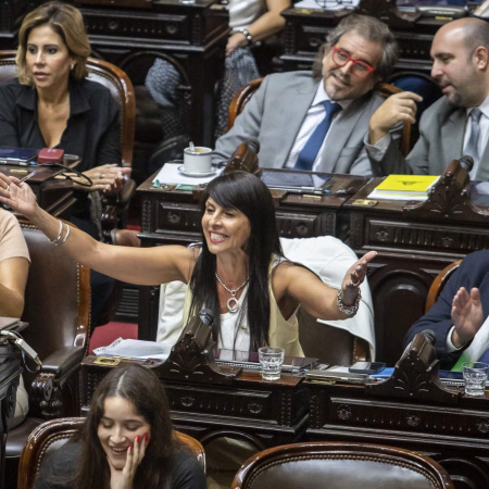 La Comisión de Asuntos Constitucionales rechazó el ingreso de Lorena Villaverde al Senado y el 28 se definirá su ingreso