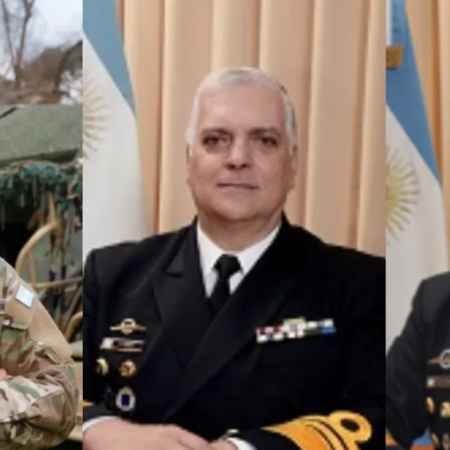 El Gobierno renovó las cúpulas militares y designó a los nuevos jefes del Ejército, la Armada y el Estado Mayor Conjunto