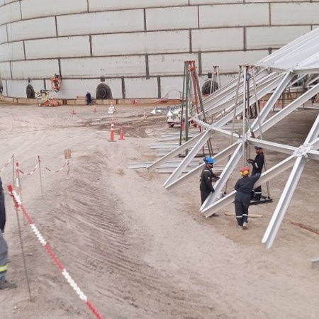 Allen: Río Negro inspeccionó una obra de Vaca Muerta Sur y exigió mejoras ambientales