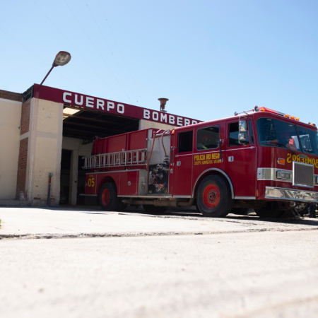 Incendio en un quincho de Viedma generó alarma por la magnitud de las llamas