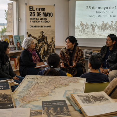 “El otro 25 de Mayo”: Patagones abrió una jornada sobre memoria indígena y Conquista del Desierto