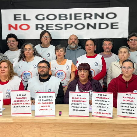 UnTER endurece el reclamo salarial contra el Gobierno