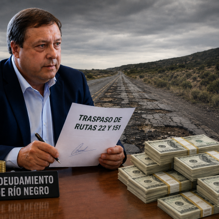 Weretilneck tomó las rutas 22 y 151: sin fondos nacionales y con deuda para la Provincia