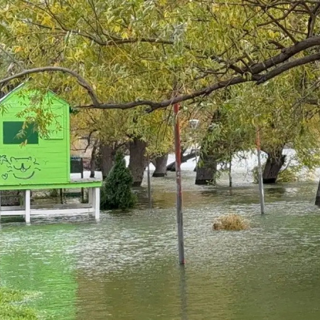 Sudestada en Río Negro: crecida del río y el mar golpea a Viedma y El Cóndor