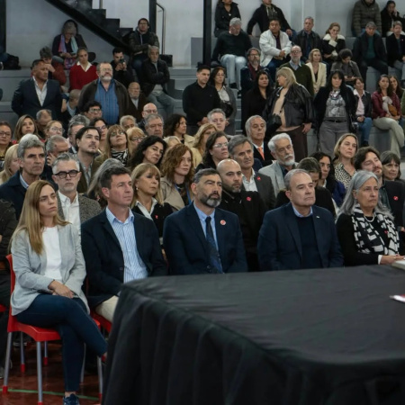 Soria acompañó el reconocimiento de la UNRN a Pichetto en Viedma